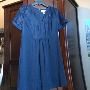 Loft velvet and chiffon dress